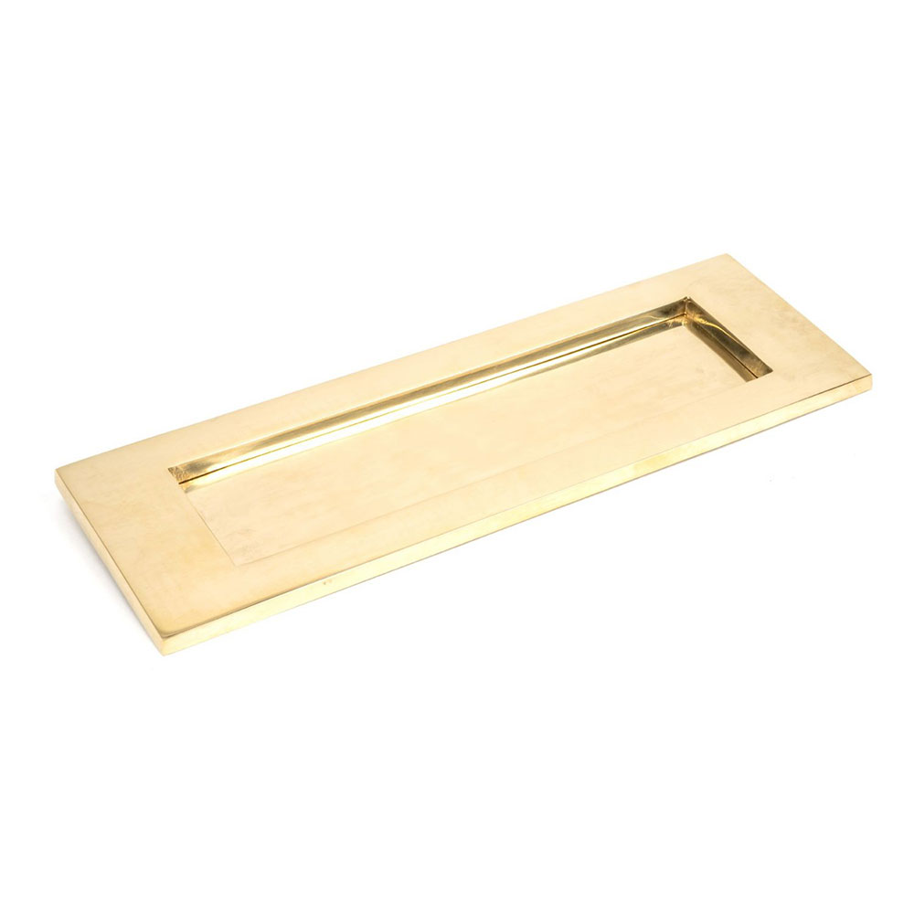 From the Anvil Large Letter Plate - Polished Brass